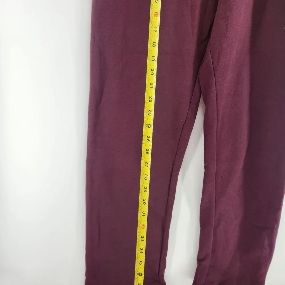 Threads 4 Thought Men's Burgundy XL Kevin‎ Peached Eco Fleece Pants NWOT